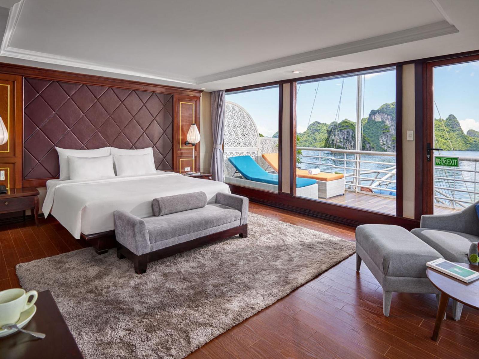 Lotus Boutique Cruise Hotel Ha Long Exterior photo